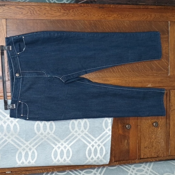 Dark rinse ankle jeans 16 - Picture 1 of 6